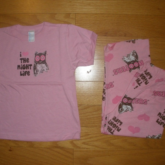 New Toddler Girls 2PC PINK T-SHIRT/PANTS PAJAMA SET Small/2T Medium/3T Large/4T - Picture 2 of 7